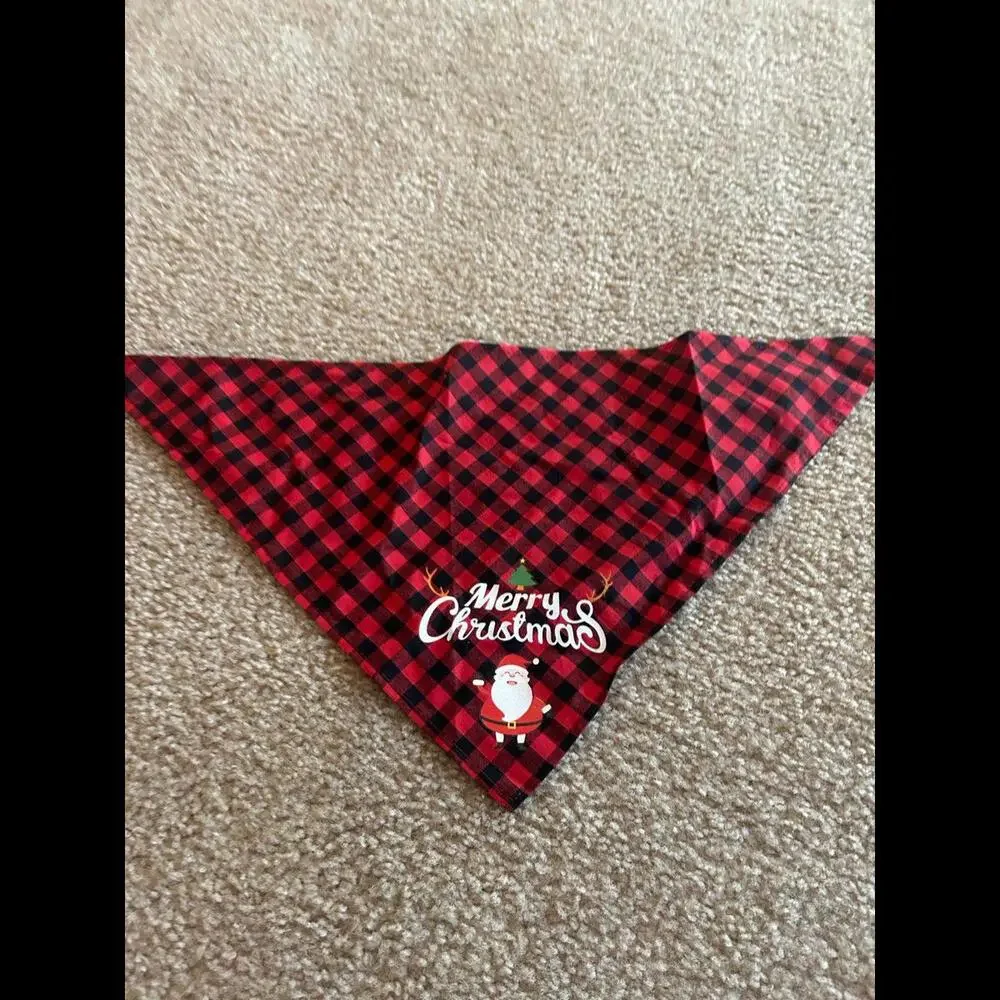 One size fits most pet bandana